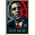 Yes We Can Has photo sculptures