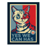 Yes We Can Has Post Card