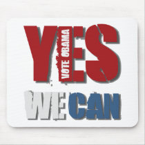 Yes We Can Mouse Pad