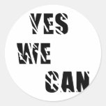 Yes We Can Obama Barack El Presidente Sticker