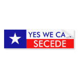 Yes We Can Secede Bumper Sticker