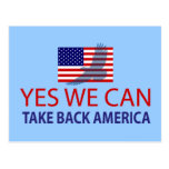 Yes We Can Take Back America Postcards