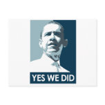 Yes we did Poster 1 Postcards