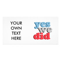 Yes we did T-shirt Photo Card Template