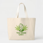 YES WEED CAN.png Tote Bags