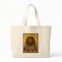 Yeshu Rasta Fari Tote Bags