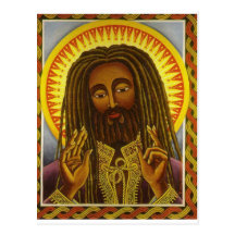 Yeshu Rasta Fari Postcard