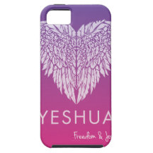 Yeshua Freedom & Joy iPhone 5 Case purple