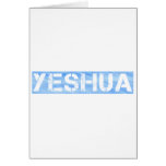 Yeshua tampon bleu Clair. cards