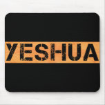 Yeshua tampon Orange fond noir mousepads