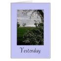 Yesterday cards