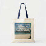 Yesterday is History Canvas Bags