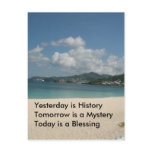 Yesterday is History Postcards