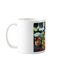 Yeti and Monsters having a party! mugs