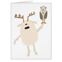 Yeti & Owl Greeting Cards