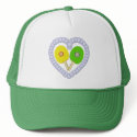 YG Ping Pong Flower Heart hats