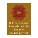 Yiddish proverb post cards