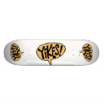 Yikes Cartoon Bubble Skateboard