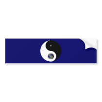 Yin and Yang Bumper Sticker