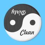 Yin and Yang Clean / Dirty Dishwasher Magnet