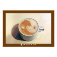 Yin and Yang Coffee Cup Personalized Announcement