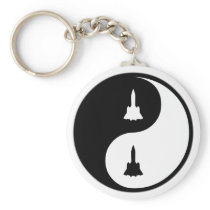 Yin Yang Aerospace Engineering Key Chains