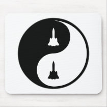 Yin Yang Aerospace Engineering Mouse Mat