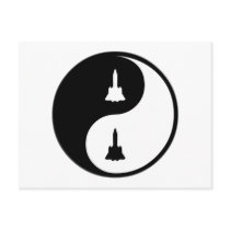 Yin Yang Aerospace Engineering Postcard