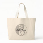 yin yang afghan hound bag