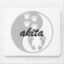yin yang akita mouse mats