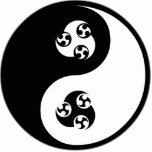 Yin Yang Anime photo sculptures