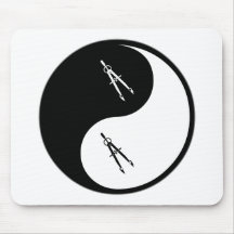 Yin Yang Architecture Mouse Mats
