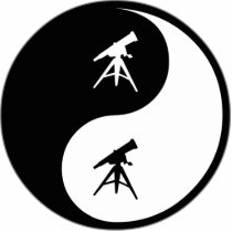 Yin Yang Astronomy Photo Cutouts