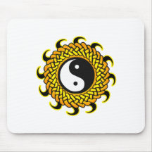 Yin Yang Braided Sun Mouse Mats
