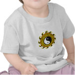 Yin Yang Braided Sun t-shirts