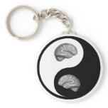 Yin/Yang Brain keychains