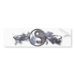 Yin Yang Bumper Sticker