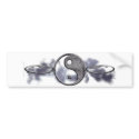 Yin Yang Bumper Sticker bumper stickers