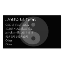 Yin Yang Business Card