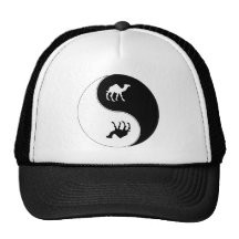 Yin Yang Camel Mesh Hats
