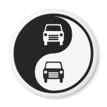 Yin Yang Car magnets