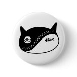 yin yang cat buttons