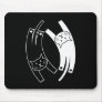 Yin & Yang Cats Mousepad
