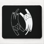 Yin & Yang Cats Mousepad