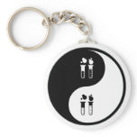 Yin Yang Chemistry keychains