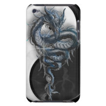 Yin Yang Chinese Dragon iPod Barely There Case Case-Mate iPod Touch Case