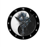 Yin Yang Chinese Dragon Wall Clock