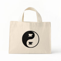 Yin Yang Coffee Tote Bag