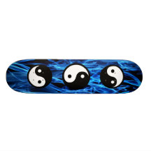Yin Yang Custom Skate Board