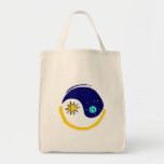 Yin & Yang Design Tote Bag